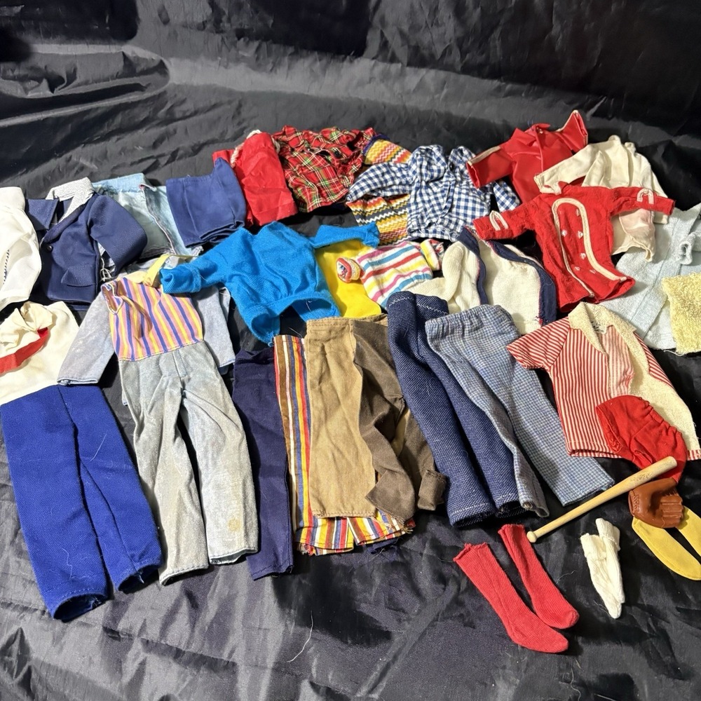 Vintage Barbie Ken Clothes Lot